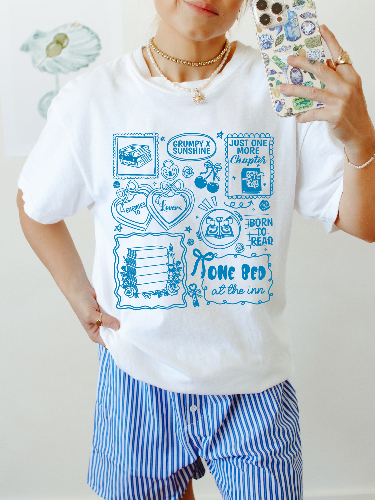 Tropes (Blue) - Comfort Colors Tee