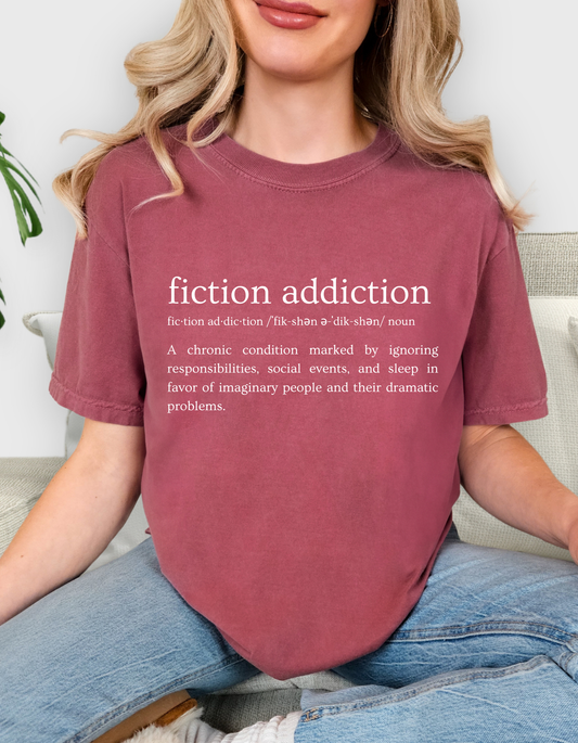 Fiction Addiction Definition - Comfort Colors tee