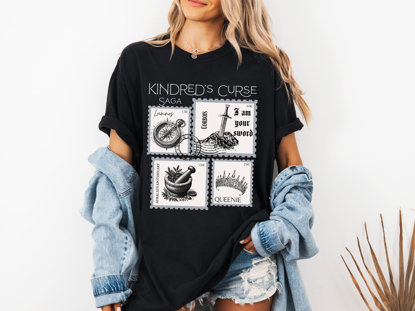 Kindred's Curse Saga Stamp - Comfort Colors Tee