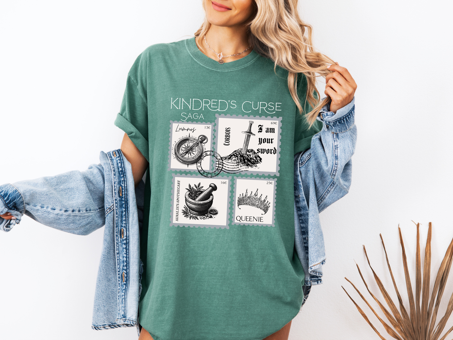 Kindred's Curse Saga Stamp - Comfort Colors Tee