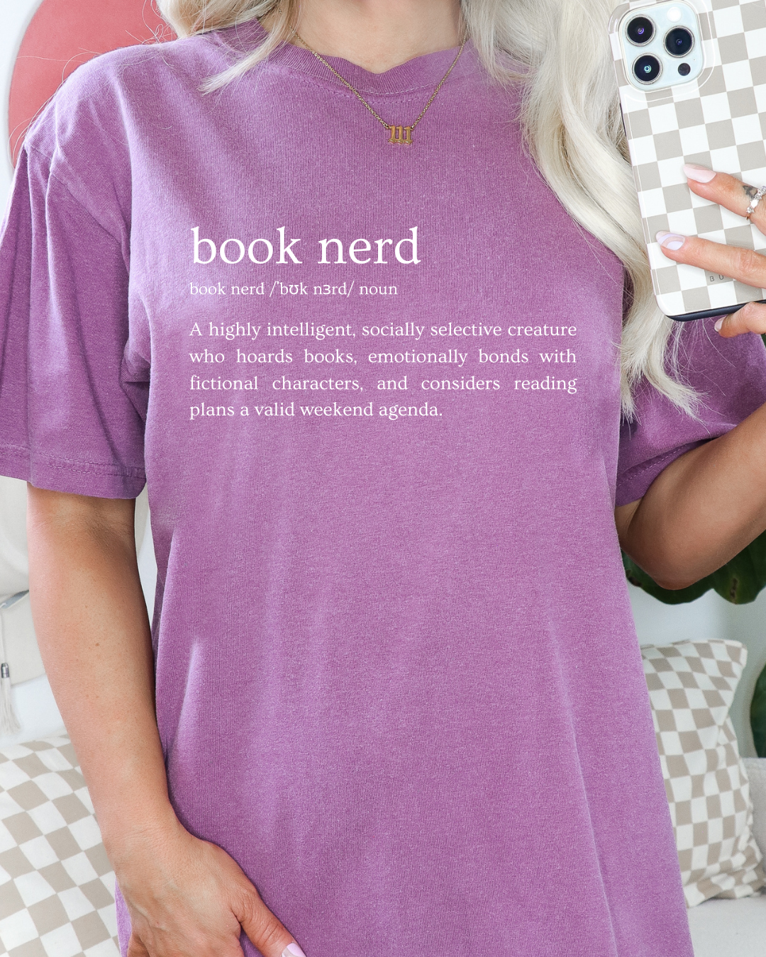 Book Nerd Definition - Comfort Colors Tee