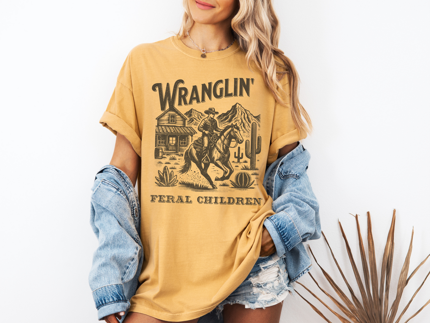 Wranglin' Feral Children - Comfort Colors Tee