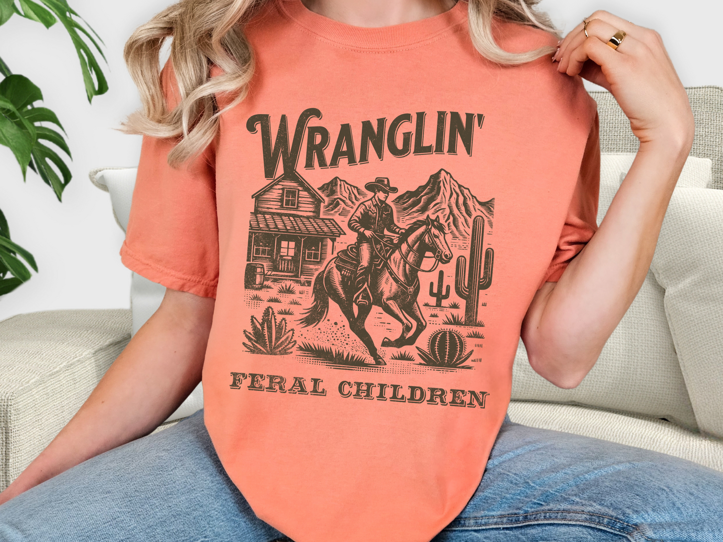 Wranglin' Feral Children - Comfort Colors Tee