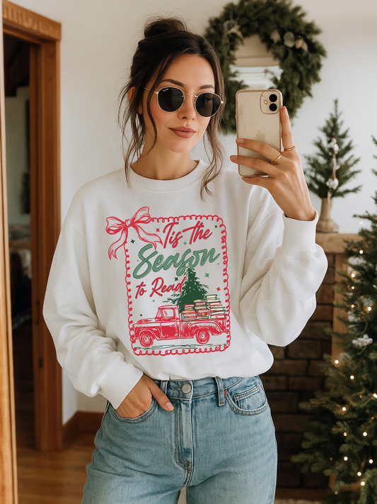 Tis the Season to Read - Christmas Sweatshirt