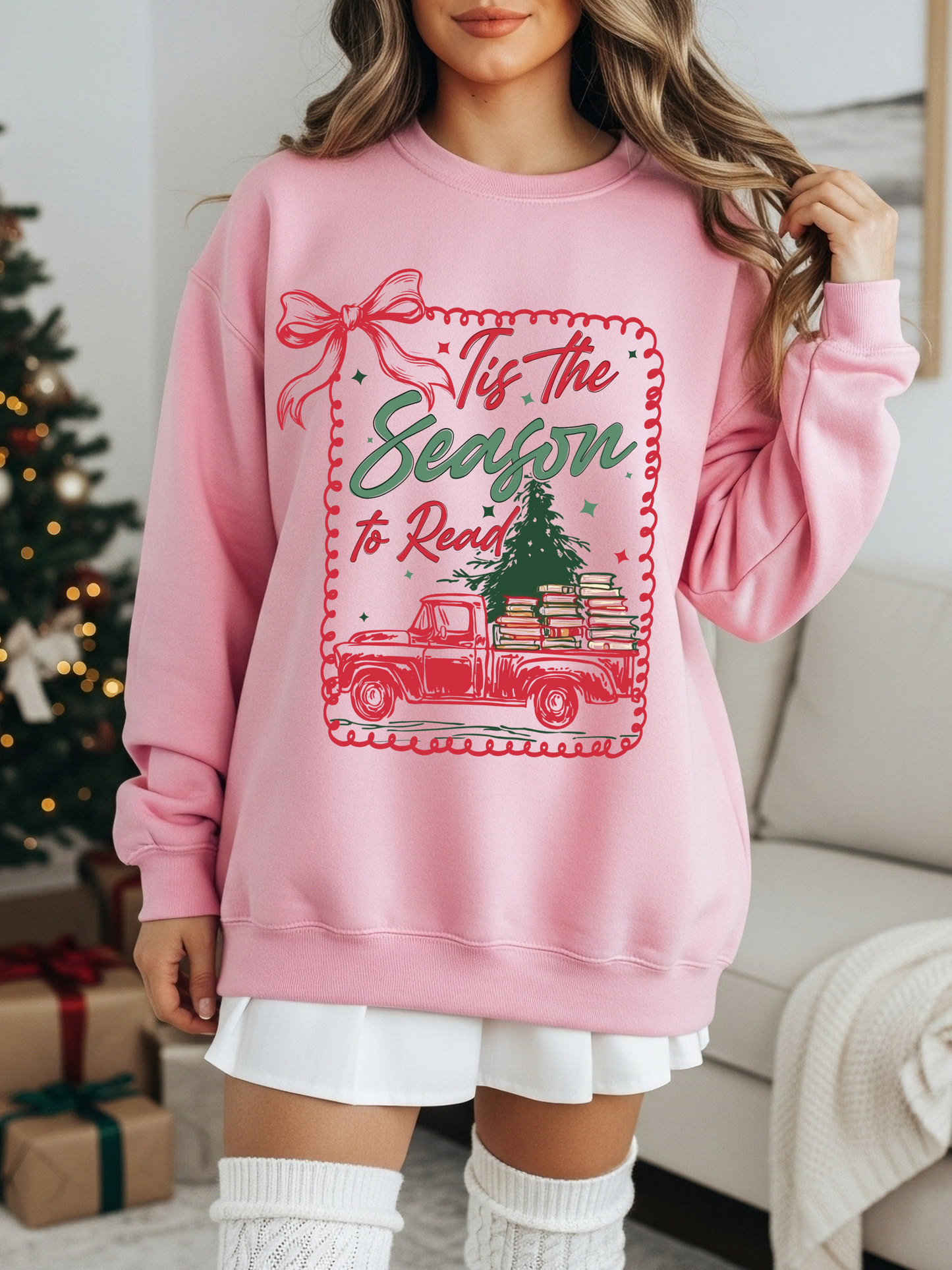 Tis the Season to Read - Christmas Sweatshirt