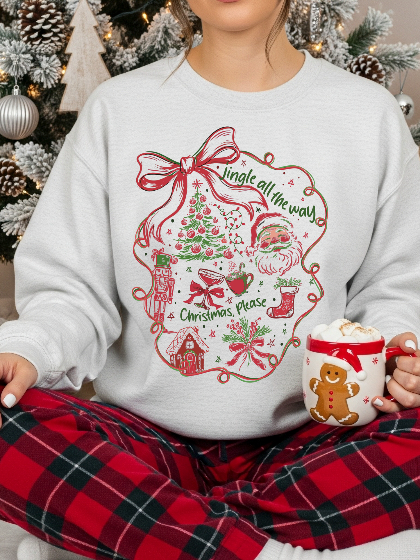 Jingle All the Way - Vintage Sweatshirt
