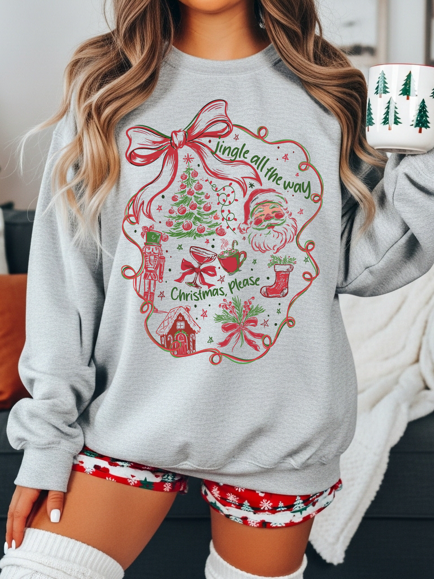 Jingle All the Way - Vintage Sweatshirt