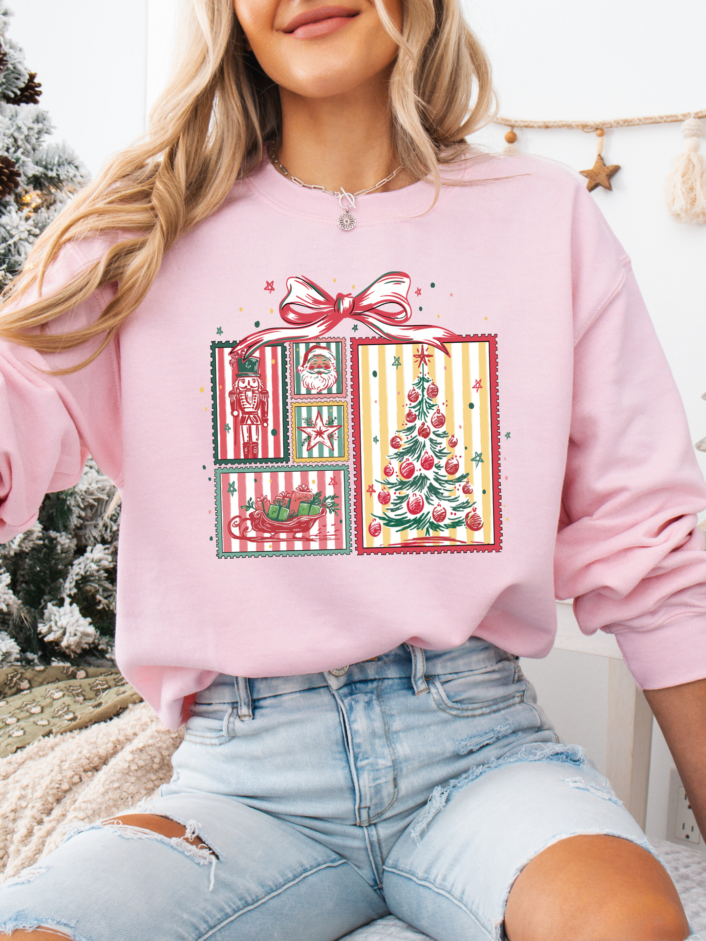 Christmas Coquette Sweatshirt