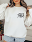Adore Him - Christian Christmas Sweatshirt