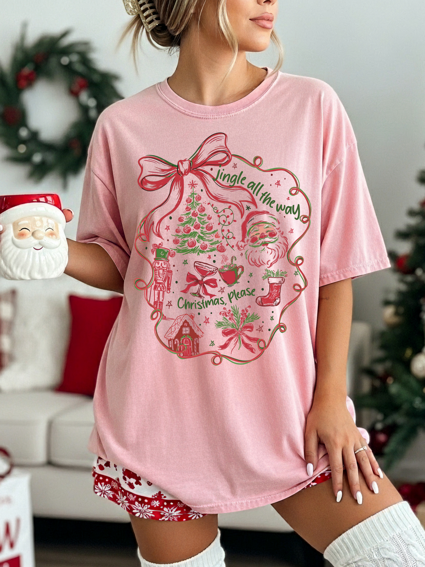 Jingle all the way - Comfort Colors Tee
