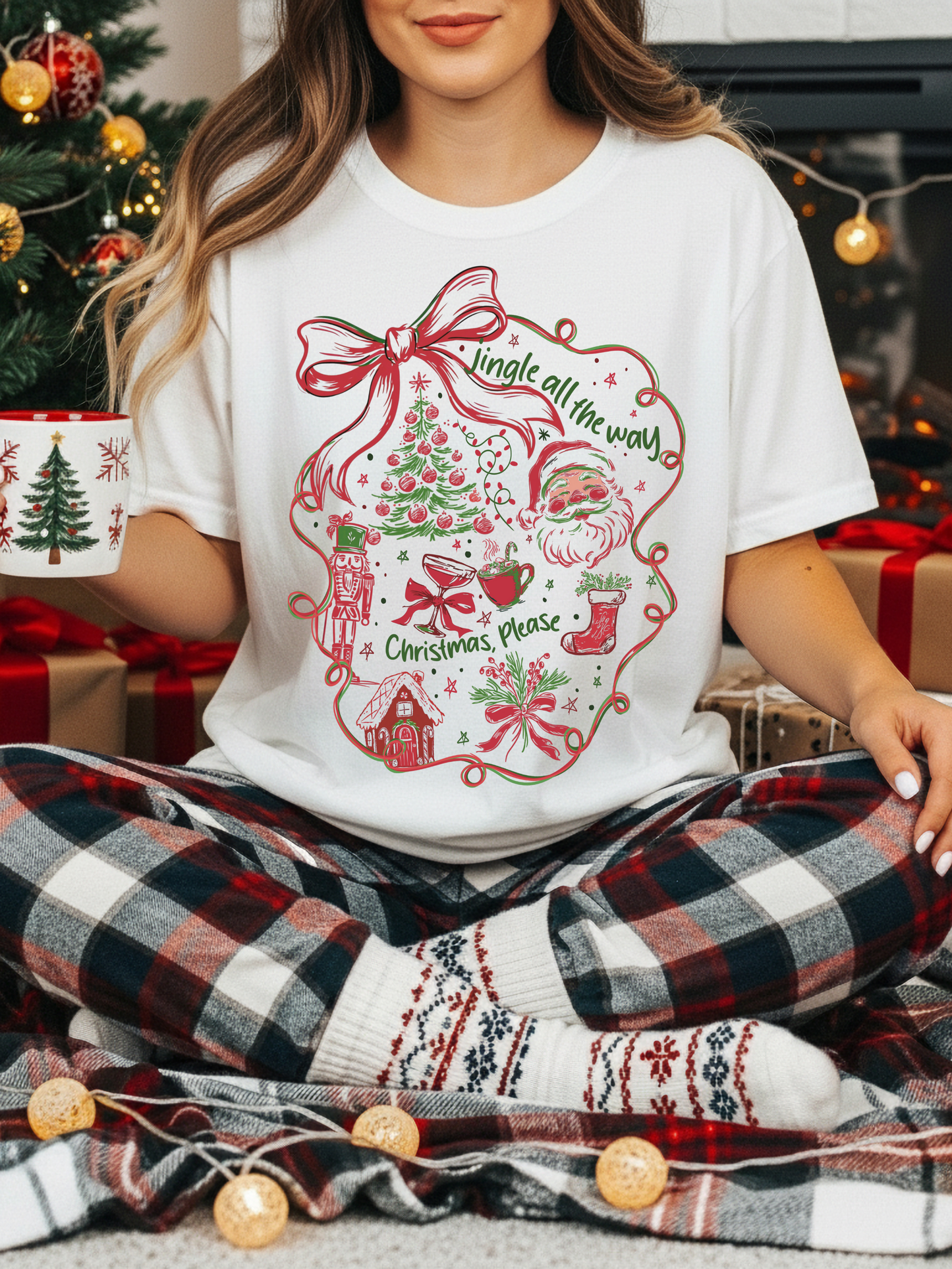 Jingle all the way - Comfort Colors Tee