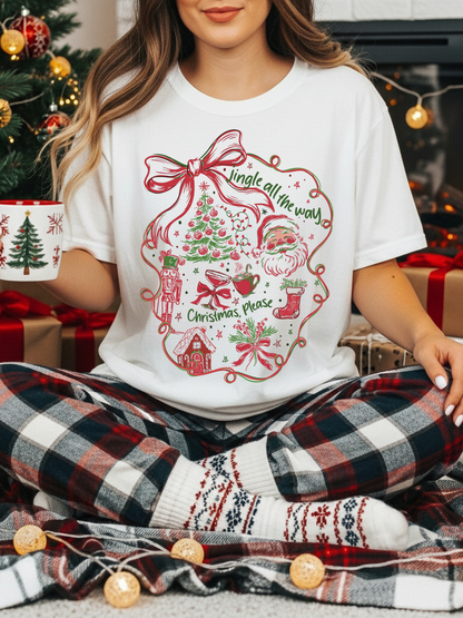 Jingle all the way - Comfort Colors Tee