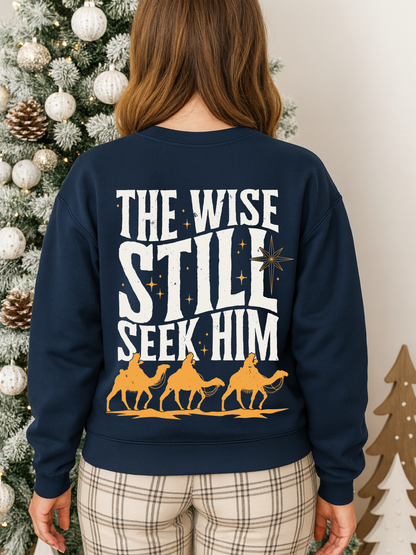 Wise Men Camels - Distressed Sweatshirt