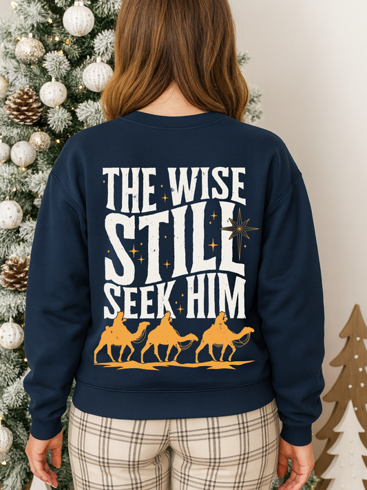 Wise Men Camels - Distressed Sweatshirt