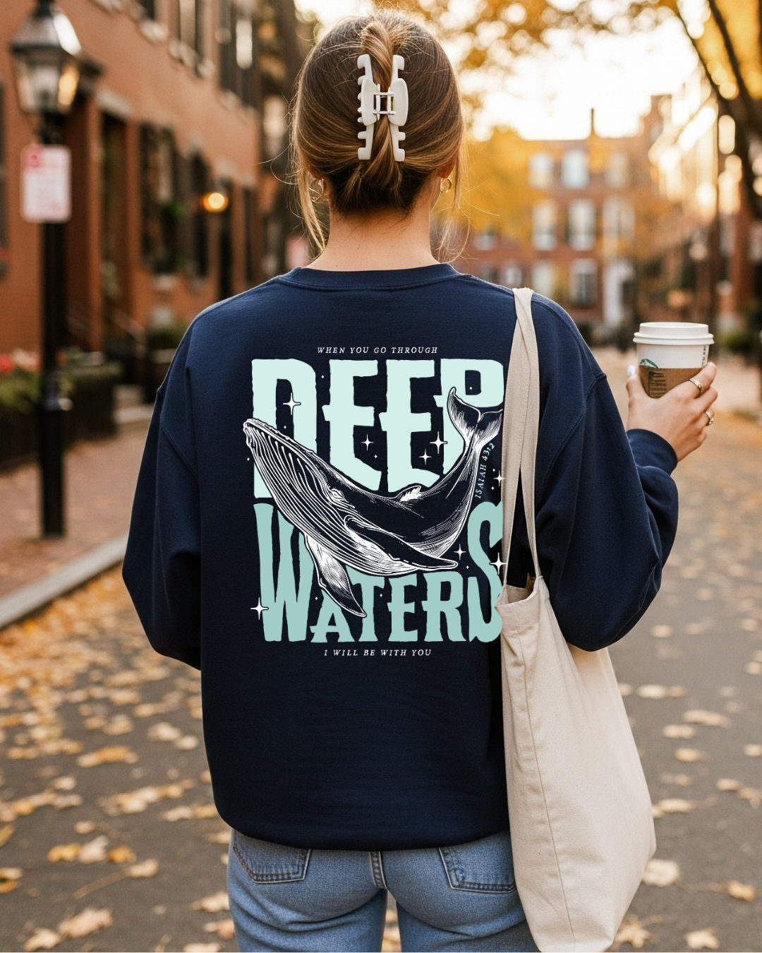 Deep Waters – Faith Crewneck