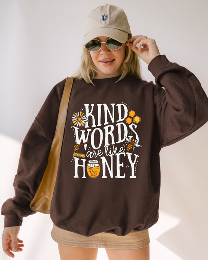 Kind Words Are Like Honey - Faith Crewneck