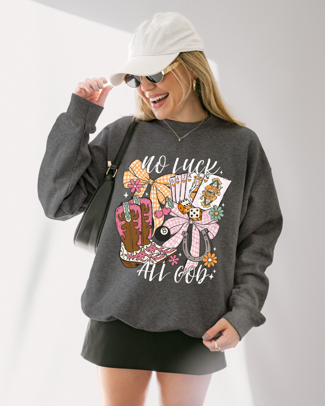 No Luck, All God - Faith Crewneck