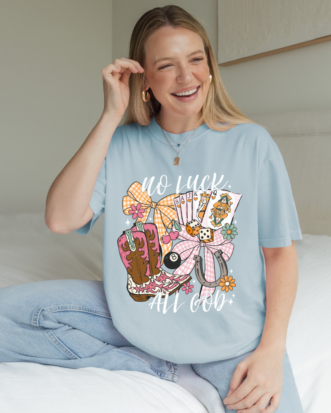 No Luck, All God – Faith Tee