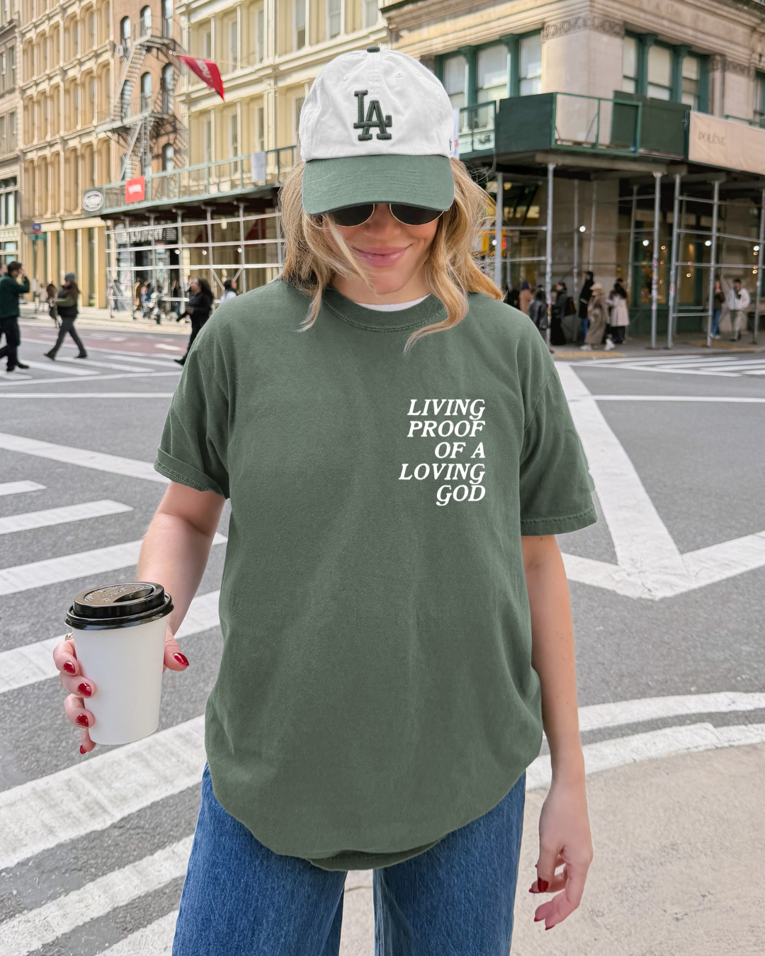 Living Proof of a Loving God – Faith Tee