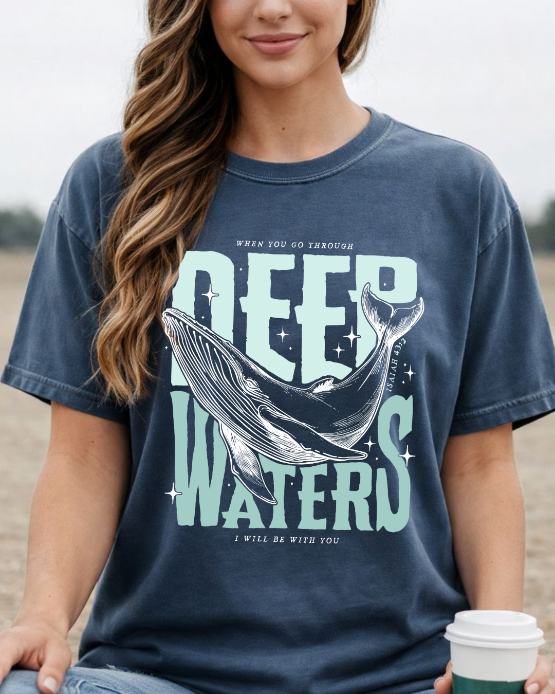 Deep Waters (Single Sided) – Faith Tee