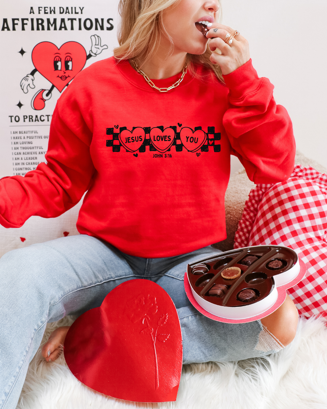 Jesus Loves You - Faith Crewneck