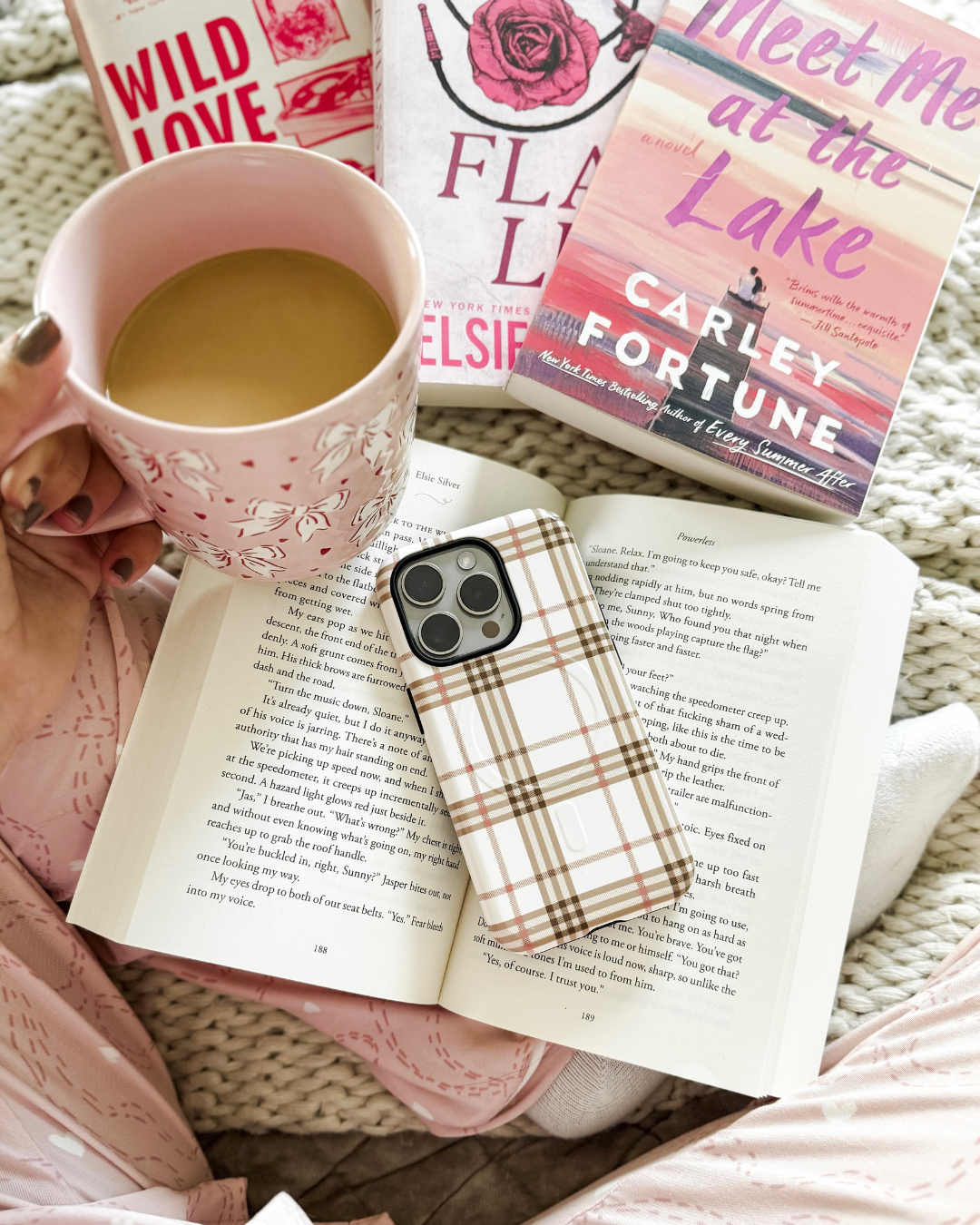 FF x Reading Through Realms - Plaid Phone Case