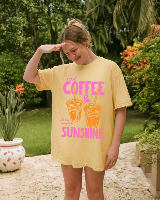 Iced Coffee & Sunshine - Tee