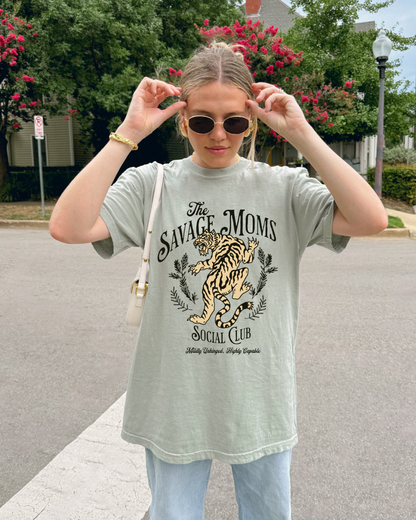 The Savage Moms Social Club - Tee
