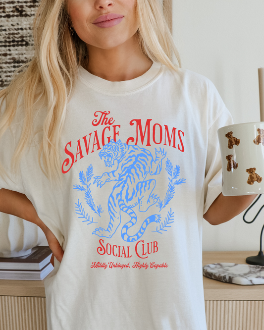 The Savage Moms Social Club - Tee