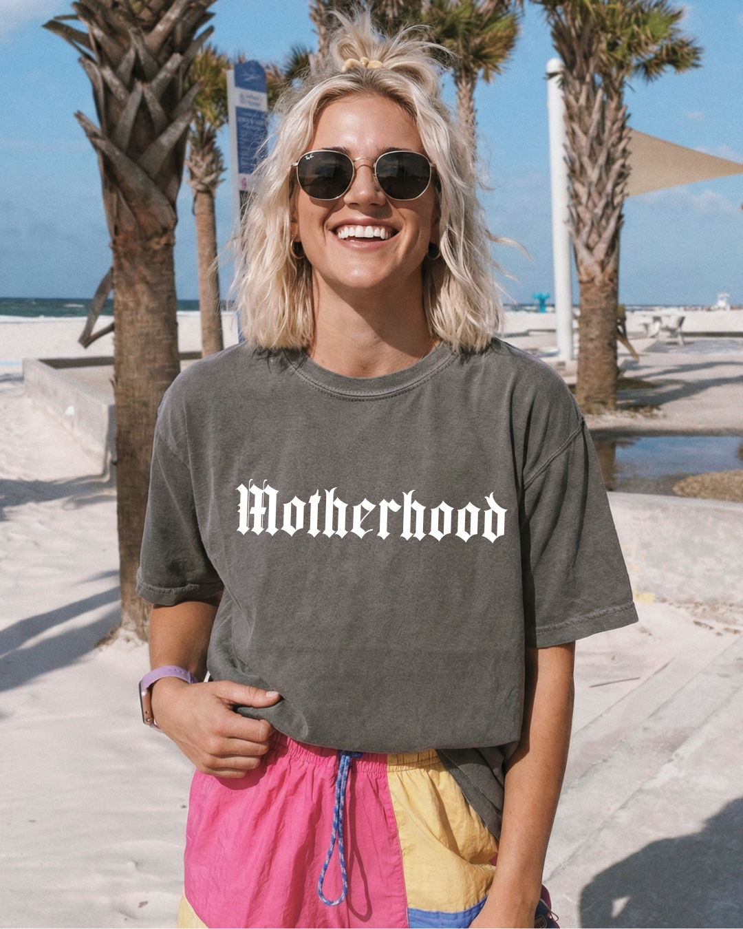 Motherhood (Gothic Font) - Tee