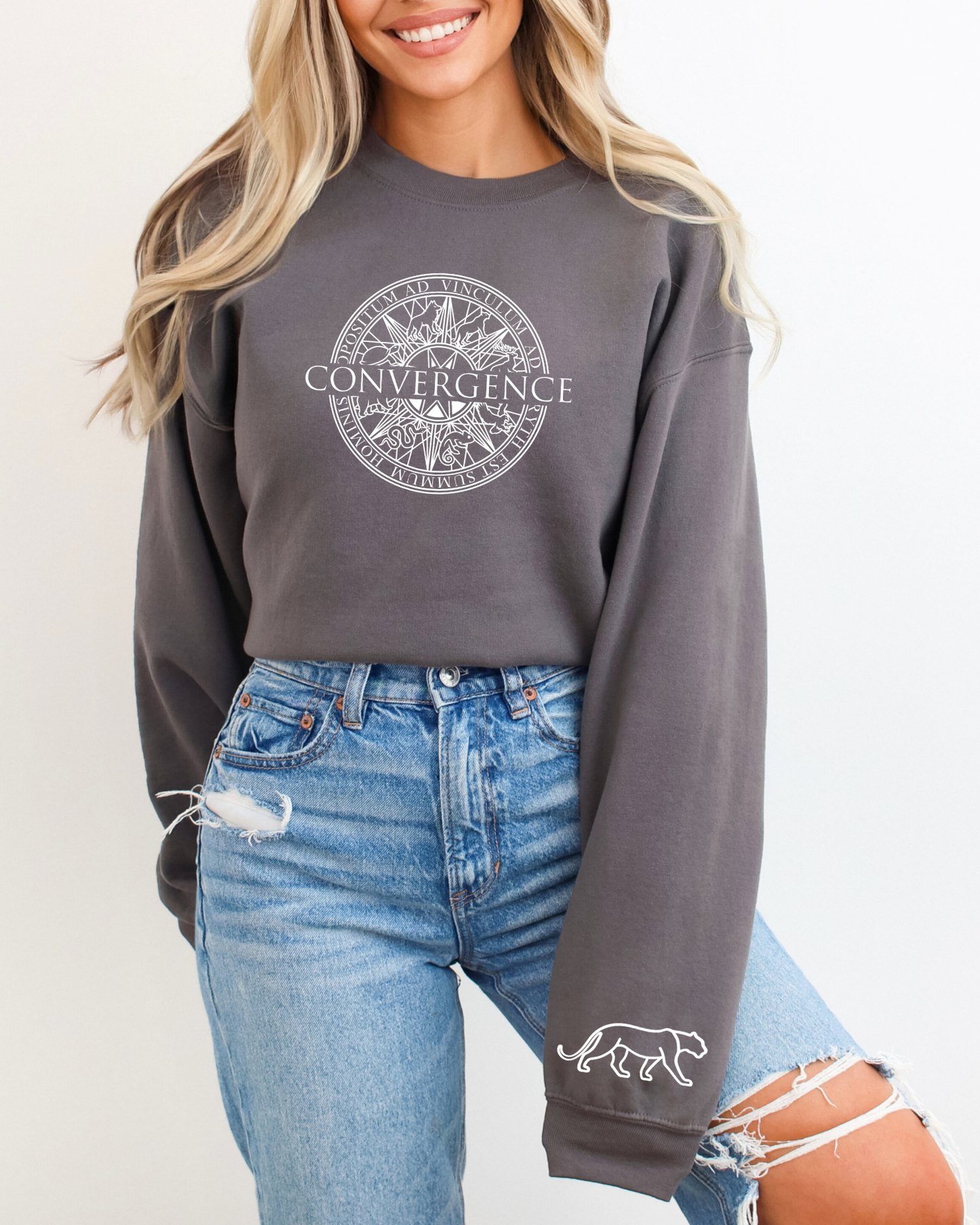 Auryth (Panther) - Embroidered Sweatshirt (Officially Licensed - Convergence)