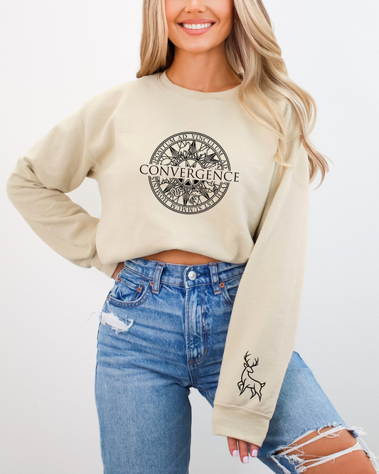 Auryth (Stag) - Embroidered Sweatshirt (Officially Licensed - Convergence)