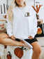 Haunted by My TBR (Gildan) Sweatshirt | Cozy Fall Apparel for Book Lovers, Halloween Gift, Reading Sweatshirt, Ghost Print, Unisex Crewneck