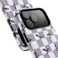 Dragon Check Phone Case — Lavender