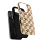 Dragon Check Phone Case — Camel