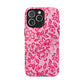 Hot Pink Floral iPhone Case