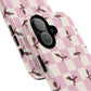 Dragon Check Phone Case — Pink