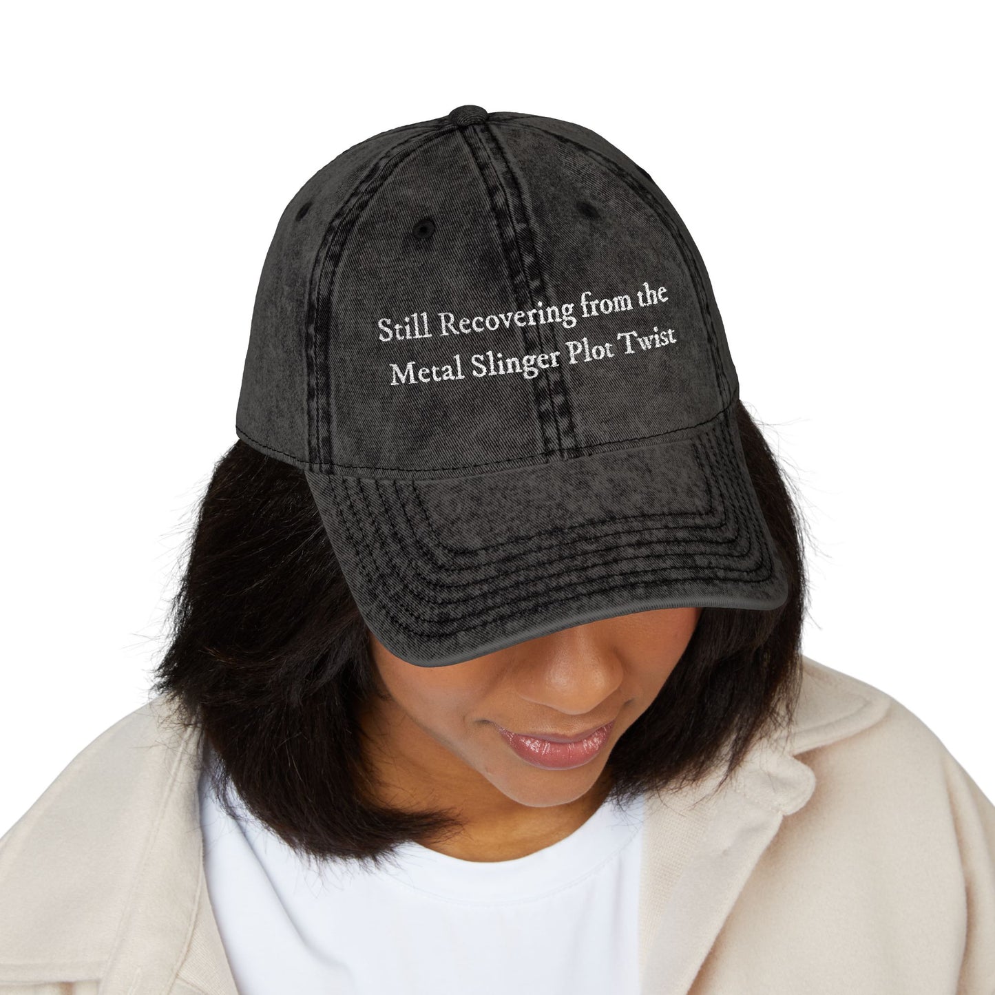 Still Recovering from the Metal Slinger Plot Twist - Hat - Officially Licensed Metal Slinger Hat