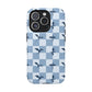 Dragon Check Phone Case — Blue