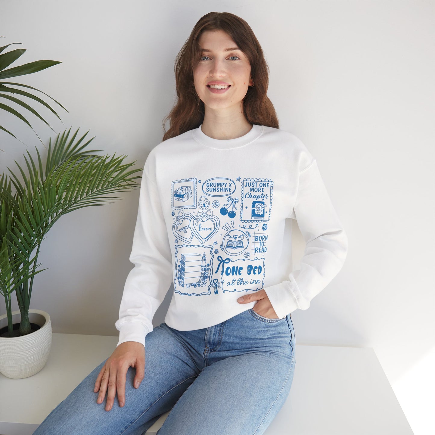 Tropes Sweatshirt (Blue Font)