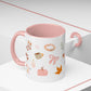 Fall Girlie Coffee Mug, Cute Mug, Fall Decor, Seasonal Gift, Cozy Drinkware, Coffee Lover's Mug, Whimsical Autumn Coffee Cup