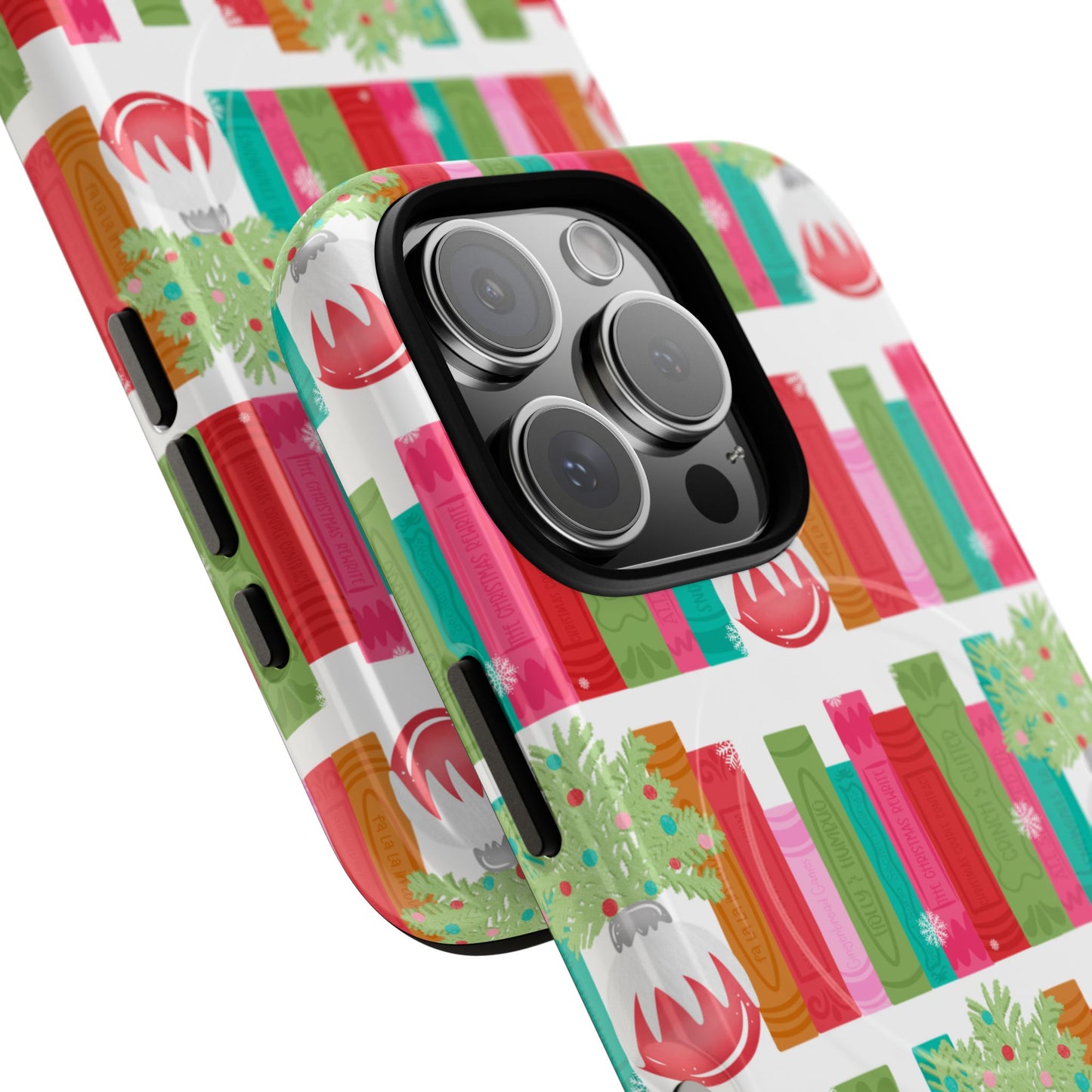 Christmas Bookshelf - Phone Case