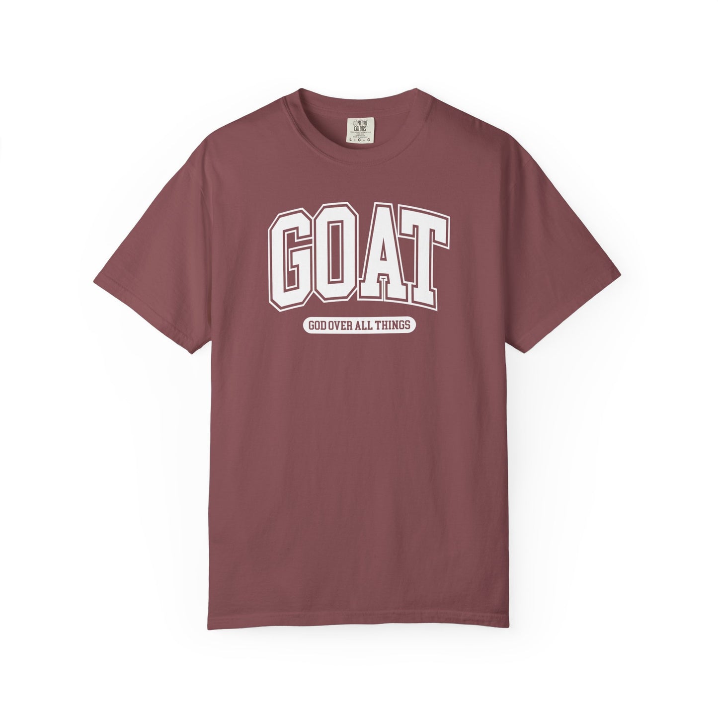 GOAT God Over All Things - Comfort Colors Tee