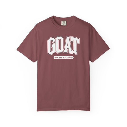 GOAT God Over All Things - Comfort Colors Tee