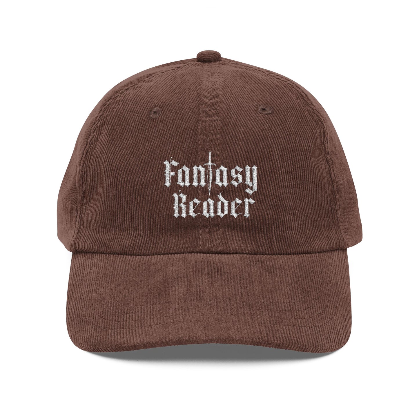 Fantasy Reader - Embroidered Corduroy Hat