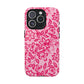 Hot Pink Floral iPhone Case