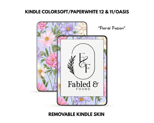 Floral Fusion - Kindle Skin