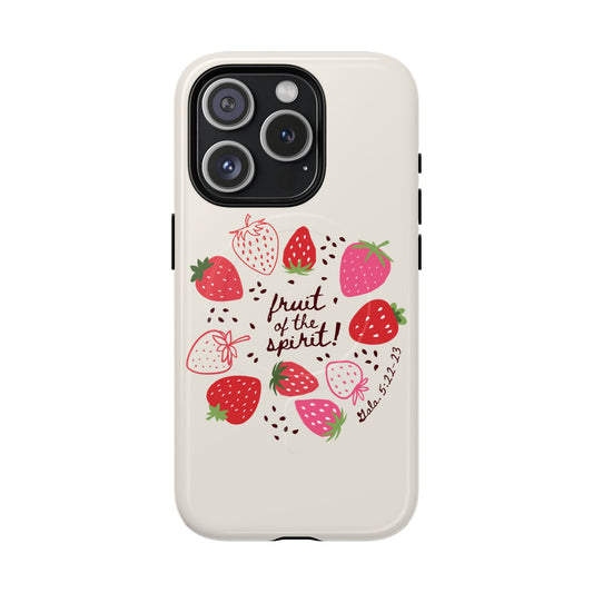 Fruits of the Spirit - Cream Phone Case