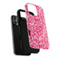 Hot Pink Floral iPhone Case