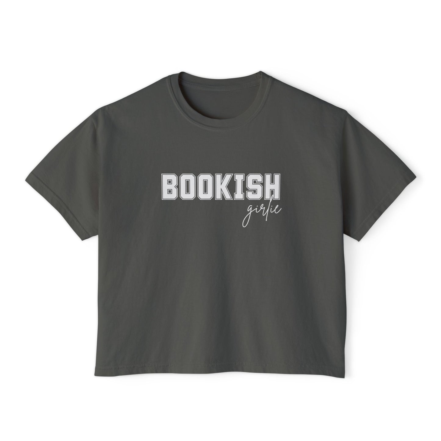 Bookish Girlie - Comfort Colors Crop Tee